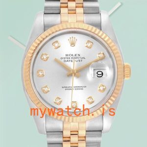 Rolex Datejust 36mm Mens 116233SDJ Silver-tone Automatic: A Timeless Classic