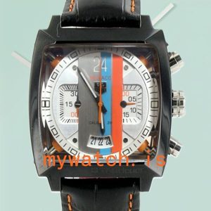 Tag Heuer Monaco Mens 40mm MonacoWSL001 Leather Strap: A Timeless Classic