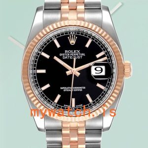 Rolex Datejust Men’s 116231 36mm Automatic Black Dial: A Timeless Masterpiece