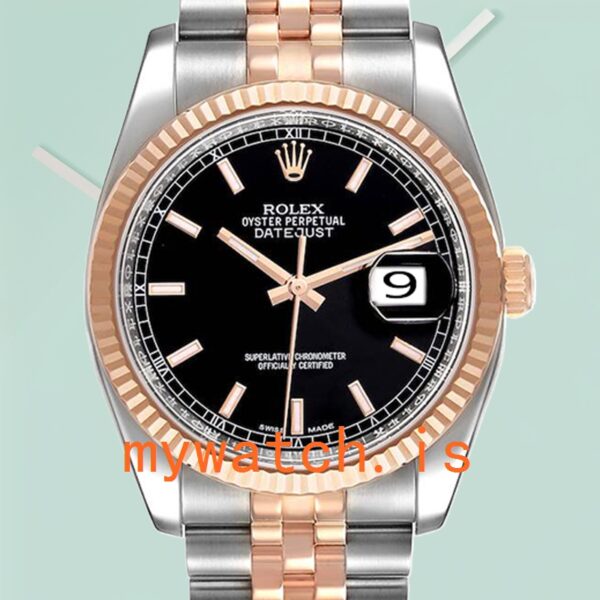 Rolex Datejust Men’s 116231 36mm Automatic Black Dial: A Timeless Masterpiece