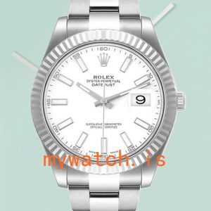 Rolex Datejust 116334 41mm Men’s Silver-tone White Dial: A Timeless Masterpiece