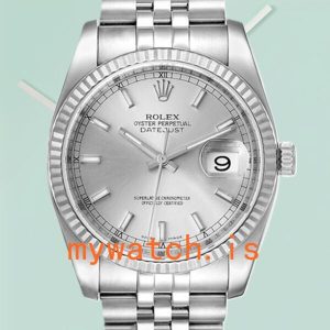 Rolex Datejust 116234SSJ Mens 36mm Silver-tone Automatic: Genuine vs. Replica