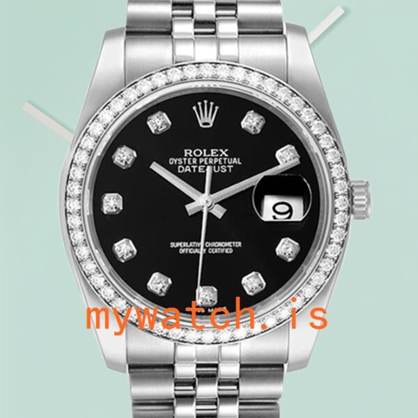 Rolex Datejust 36mm 116244BKDJ Mens Black Dial: Genuine vs. Replica