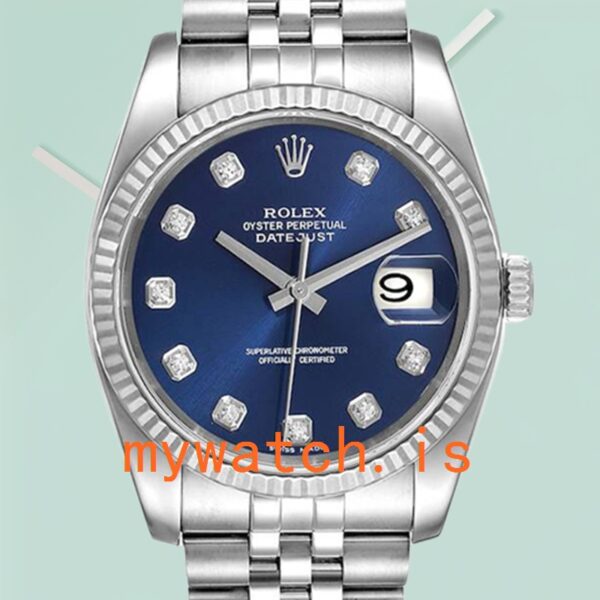 Rolex Datejust Mens 36mm 116234BLDJ Automatic Jubilee Bracelet: Authentic vs. Replica