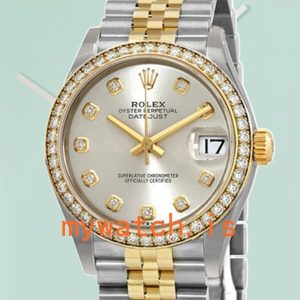 Rolex Datejust 31mm Ladies m278383rbr-0020 Silver Dial: A Timeless Elegance