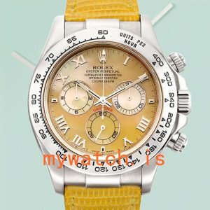 Rolex Daytona 40mm Mens 116519 Leather Strap Silver-tone: Genuine vs. Replica