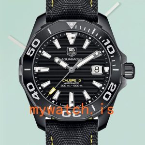 Tag Heuer Aquaracer WAY218A.FC6362 43mm Men Black-tone Black Dial: Genuine vs. Replica