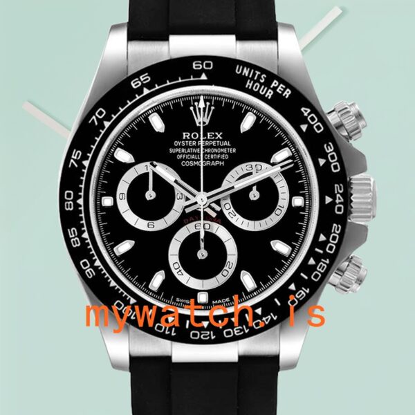 Rolex Daytona Mens 116519 40mm Black Dial Ceramics Bezel: Genuine vs. Replica