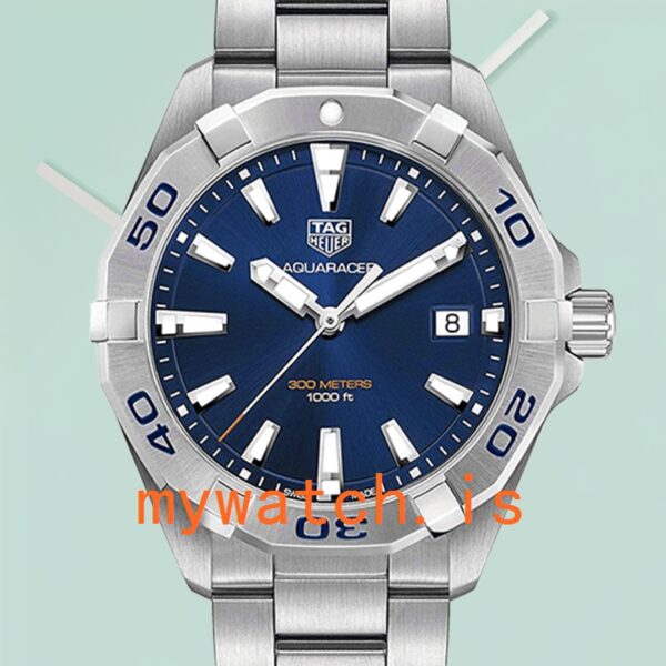 Tag Heuer Aquaracer Men WBD1112.BA0928 43mm Blue Dial Stainless Steel: A Dive into Luxury