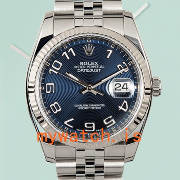 Rolex Datejust Men’s 116234BLCAJ 36mm Stainless Steel: A Timeless Classic