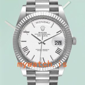 Rolex Day-Date m228236-0010 Mens 40mm White Dial: Genuine vs. Replica