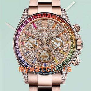 Rolex Daytona 40mm Mens 116595RBOW Diamond Paved Dial: A Comprehensive Analysis