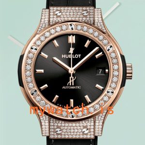 Hublot Classic Fusion Ladies 33mm 565.OX.1480.LR.1204 Diamond Rose Gold-tone: A Comprehensive Analysis