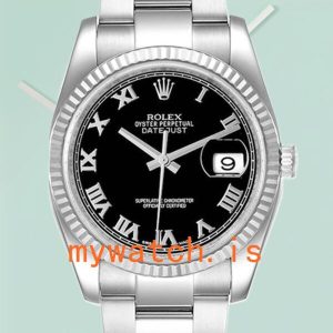 Rolex Datejust 116234BKRO 36mm Mens Automatic: Genuine vs. Replica