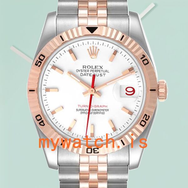 Rolex Datejust Turn-o-graph Mens 36mm 116261 Silver-tone: Genuine vs. Replica Analysis